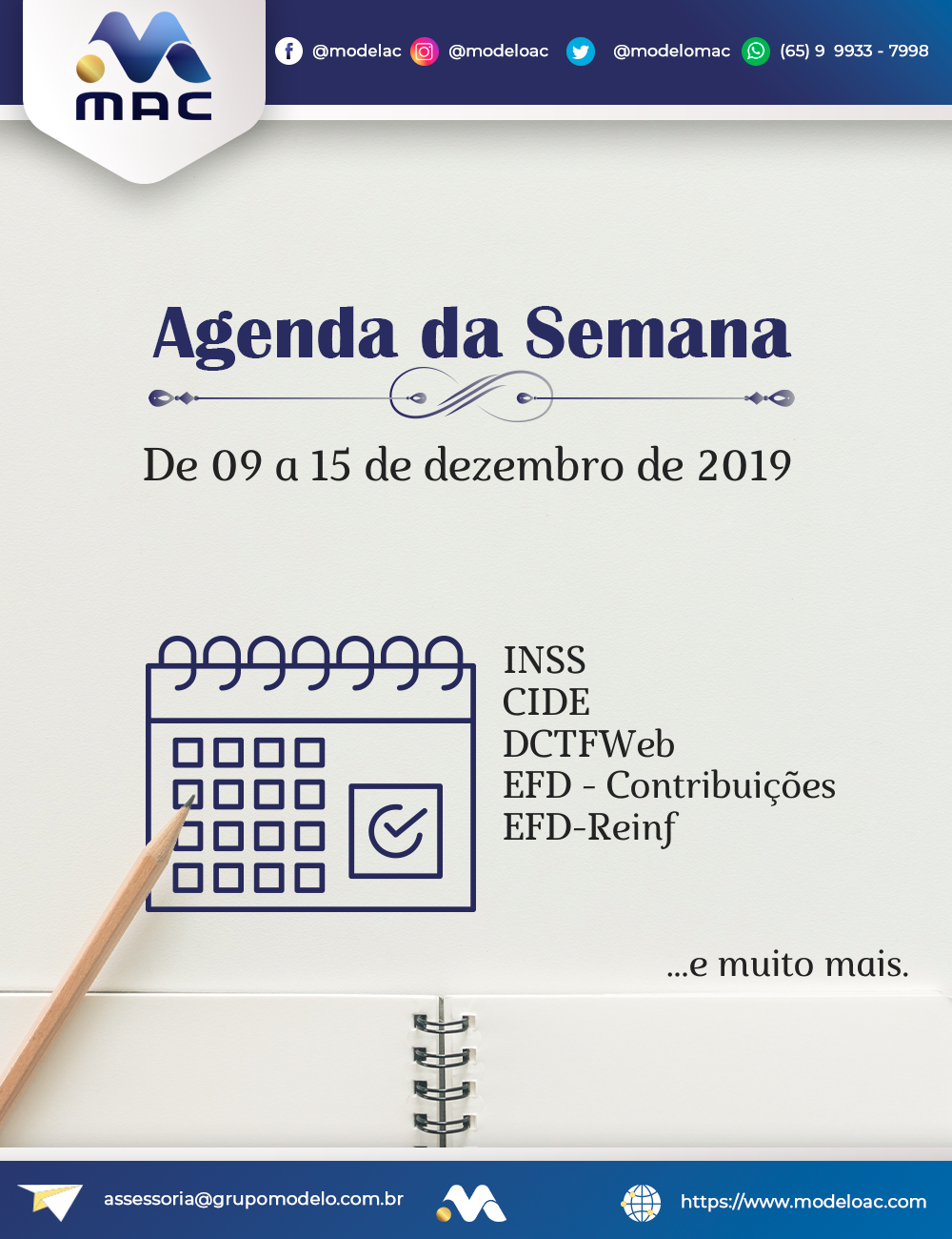 Agenda Semanal